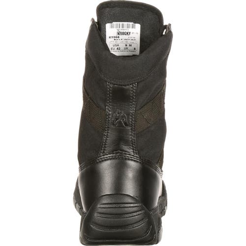 Rocky Military Inspired Public Service Boot In Black