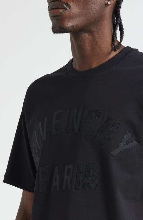 Givenchy Men Cotton T-shirt In Black