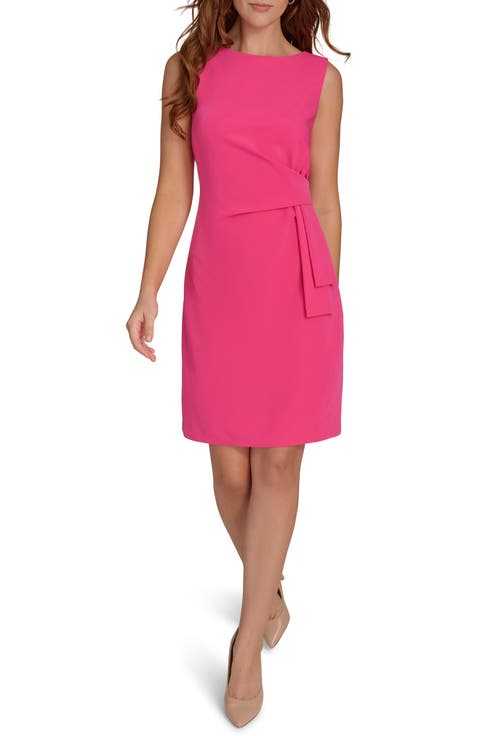 Bateau Neck Sleeveless Dress