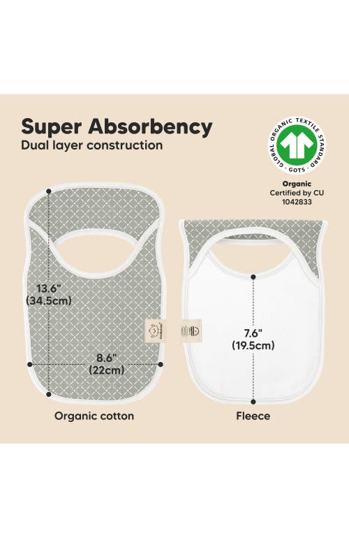 Keababies 8-pack Hallo Drool Bibs In Multi