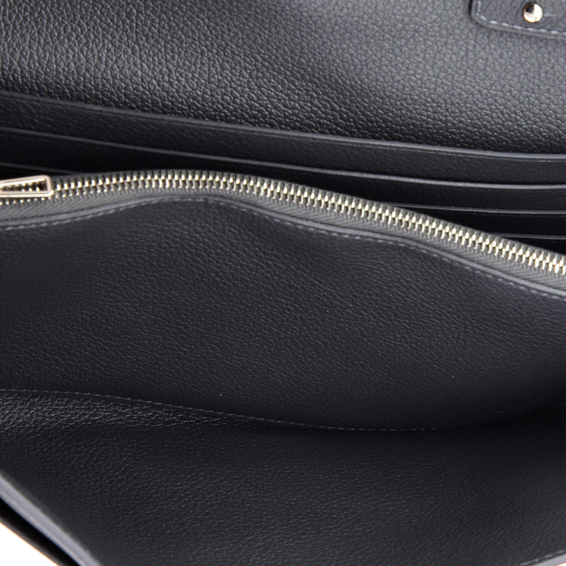 Pre-Owned Hermes Constance To Go Wallet Evercolor, Alternate, color, Gris Misty