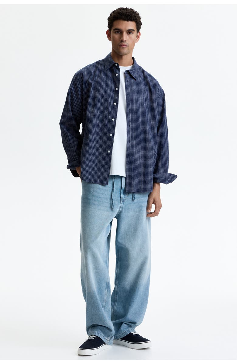 H&M Baggy Jeans, Alternate, color, Denim Blue