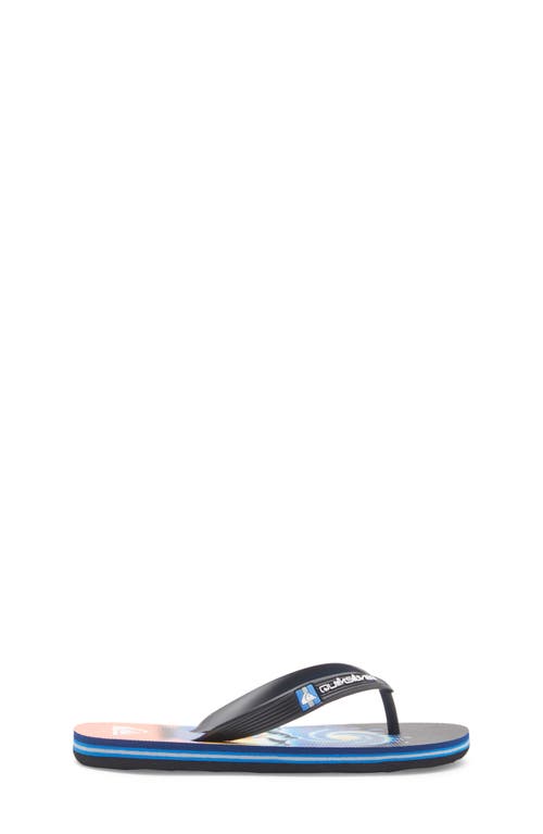 Quiksilver Molokai Art Ii Flip Flop In Black