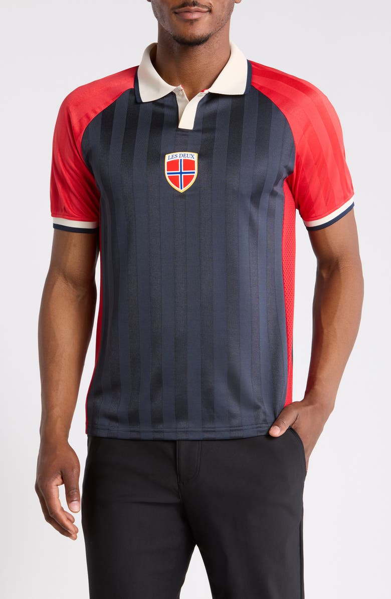 Les Deux Norway Football Jersey, Main, color, Racing Red