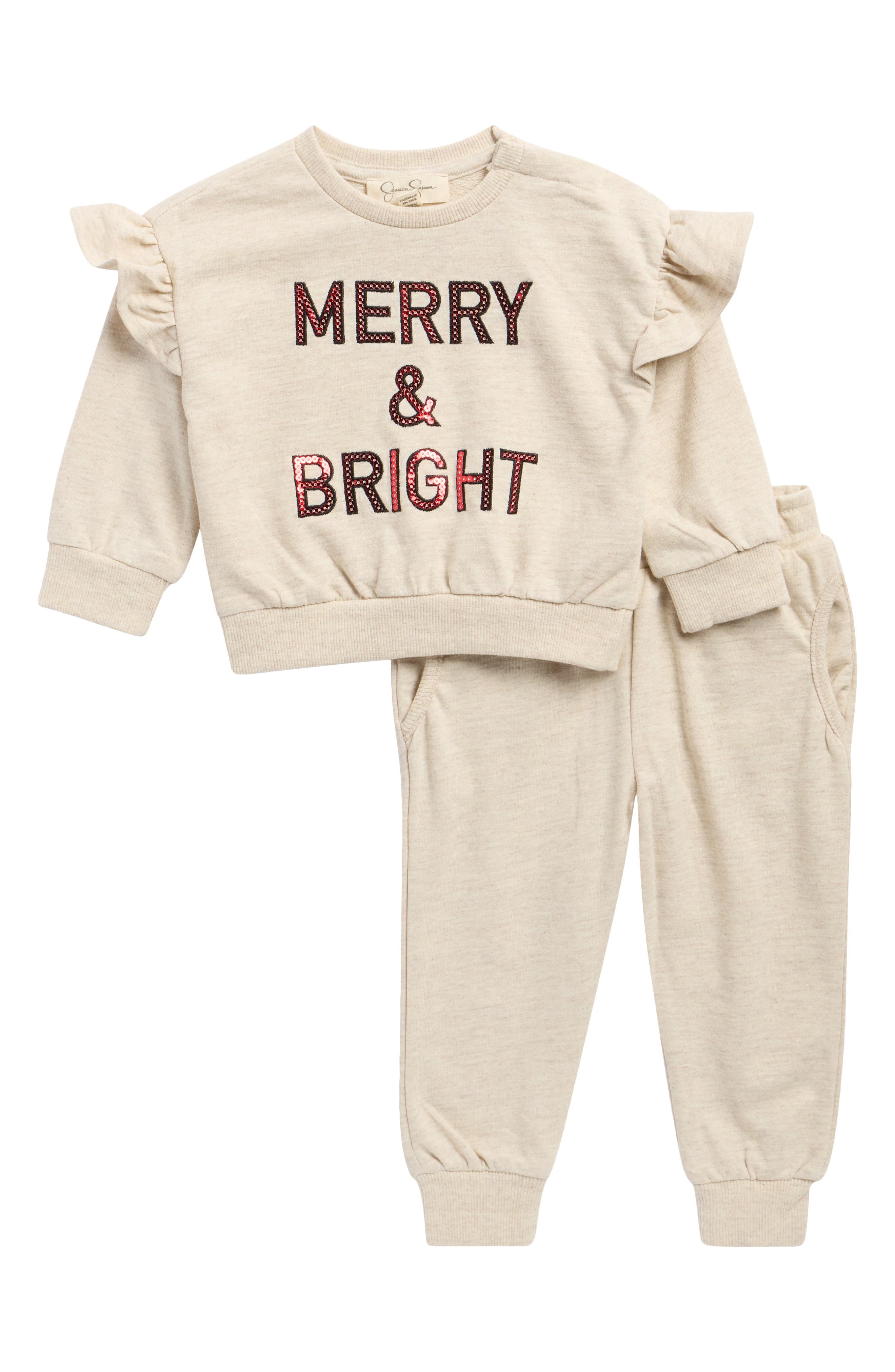 Jessica Simpson Merry & Bright Top & Joggers Set