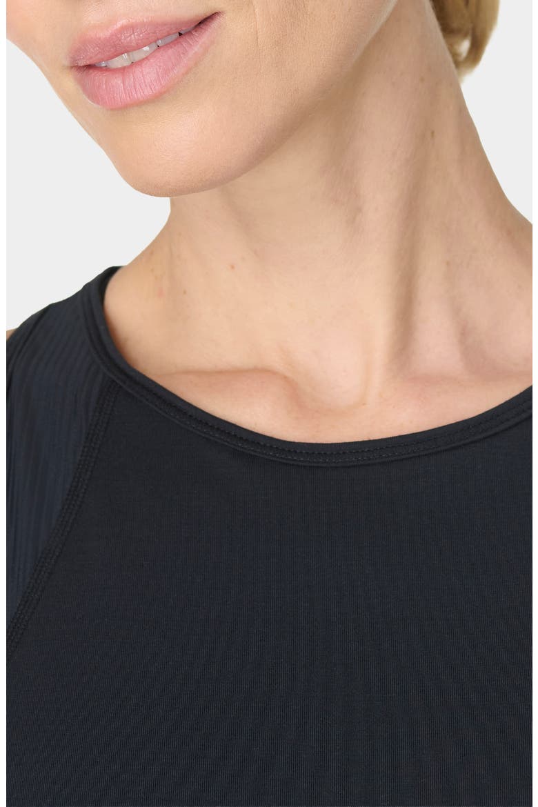 Breathe Easy Run Mesh Tank, Alternate, color, BLACK