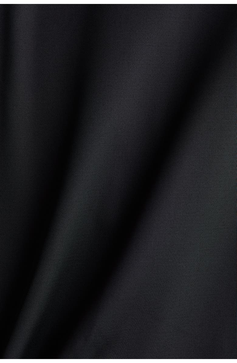 H&M Fitted Off-the-shoulder Dress, Alternate, color, Black