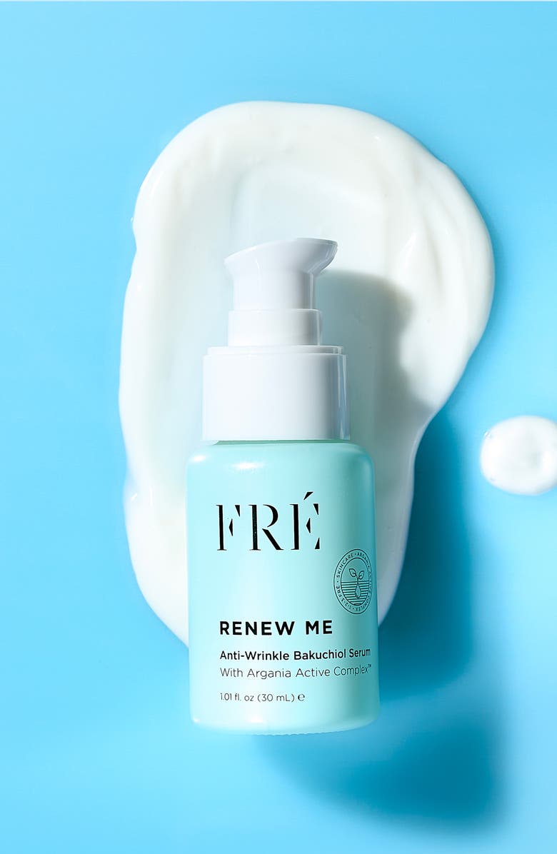 FRÉ Skincare RENEW ME Anti-Wrinkle Bakuchiol Serum, Alternate, color, White