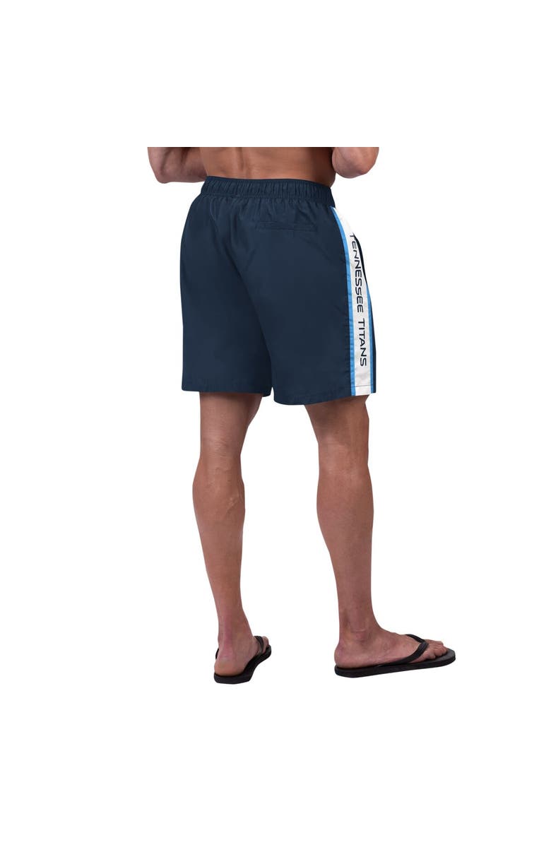 G-III SPORTS BY CARL BANKS Men's G-III Sports by Carl Banks Navy Tennessee Titans Streamline Volley Swim Shorts, Alternate, color, Navy