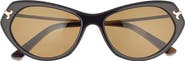 Emilio Pucci 56mm Geometric Sunglasses