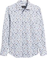 Bugatchi OoohCotton® Print Button-Up Shirt