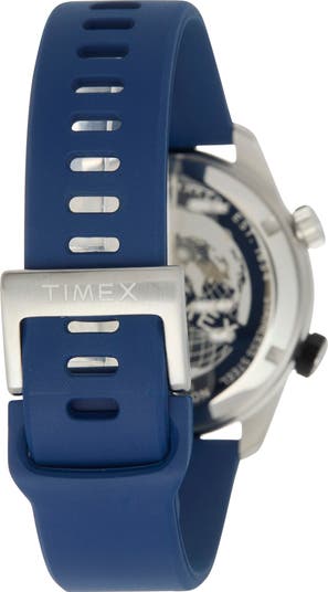 Waterbury Dive Silicone Strap Watch, 41mm