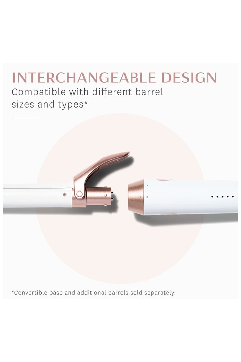 Defined Curls Interchangeable 1-Inch Clip Barrel Curling Iron, Alternate, color, NO COLOR