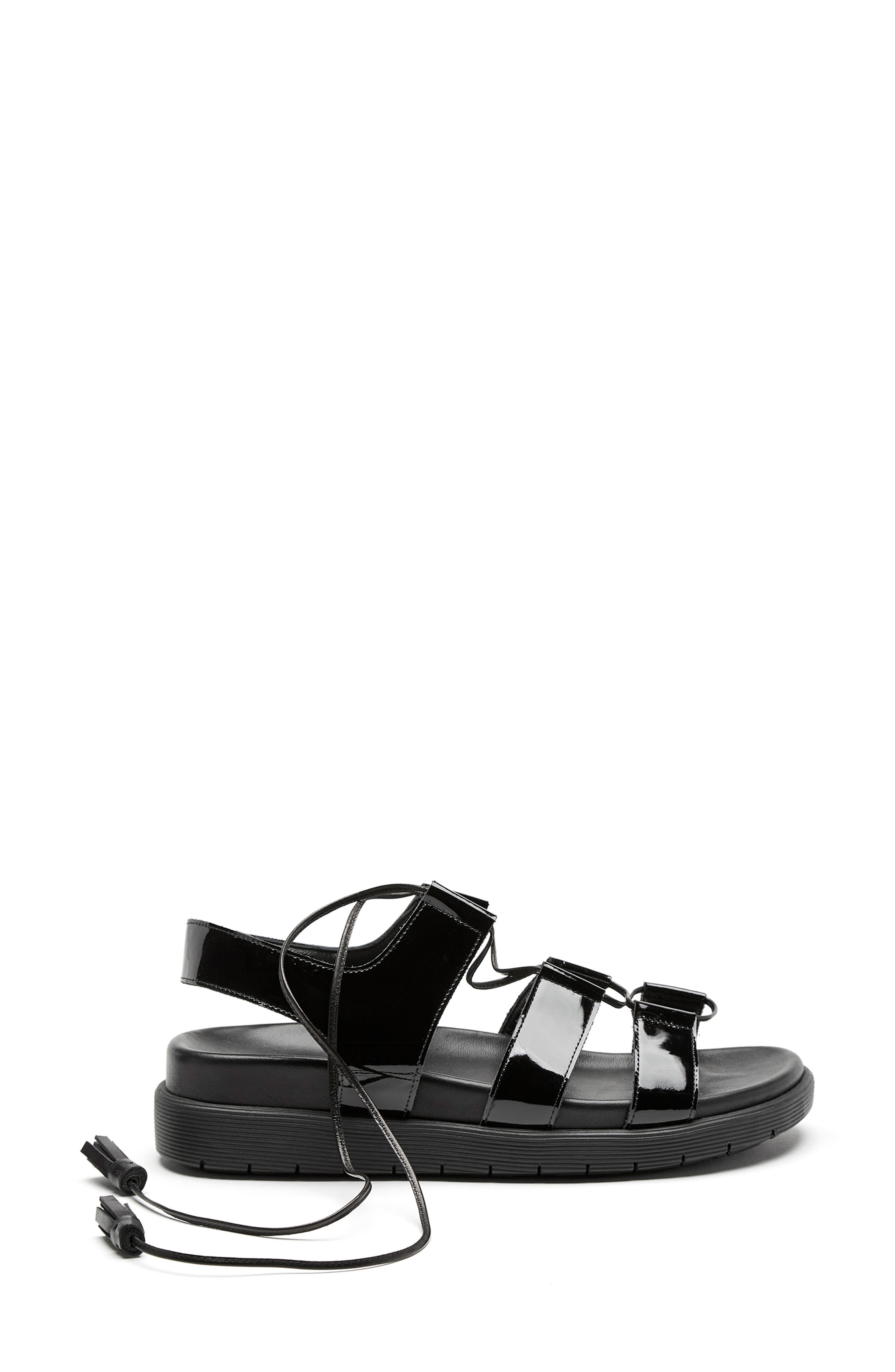 La Canadienne Rambler Ankle Wrap Platform Sandal, Alternate, color, 