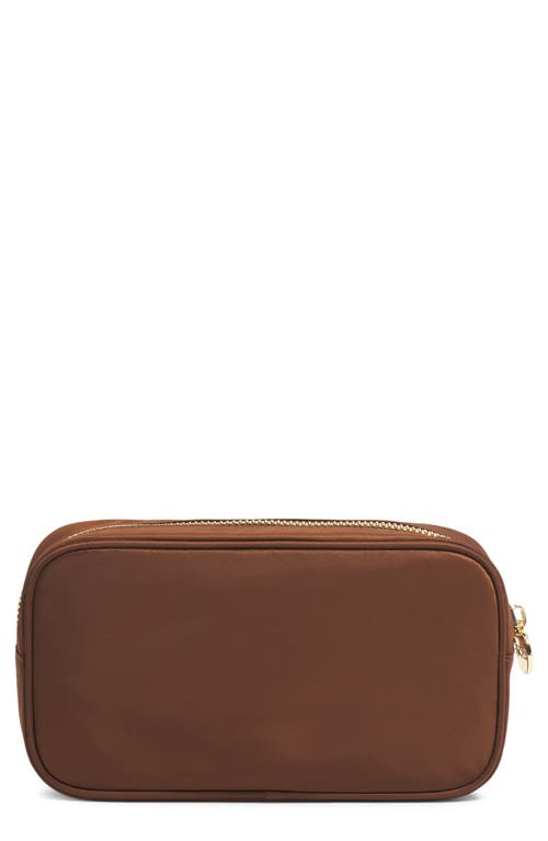 Stoney Clover Lane Small Nylon Pouch In Brown