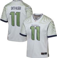 Nike Youth Nike Jaxon Smith-Njigba Wolf Gray Seattle Seahawks 2025 Rivalries Collection Game Jersey