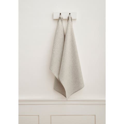 Linen Kitchen Towels Set of 2, 17 x 26 Inch for Dining Table, Holiday and Everyday Table Decor - Kitchen Linen