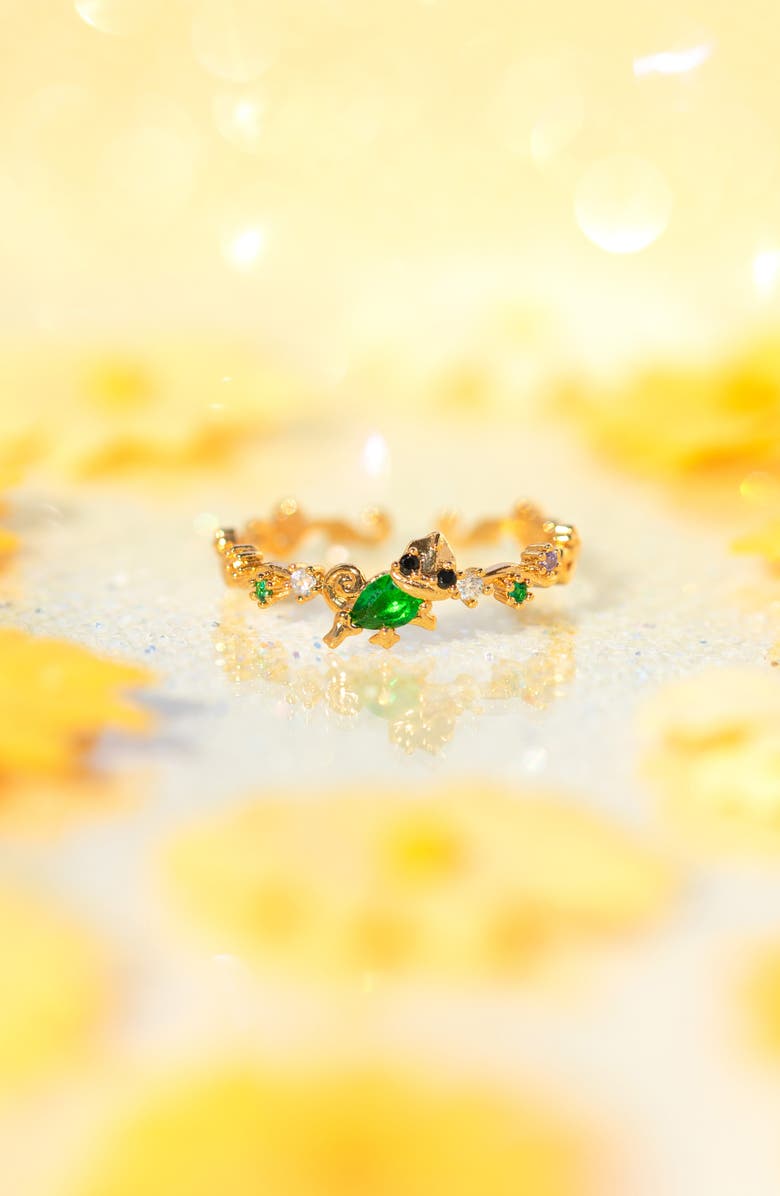 Girls Crew x Disney Princess Rapunzel Tangled Ring, Alternate, color, Gold