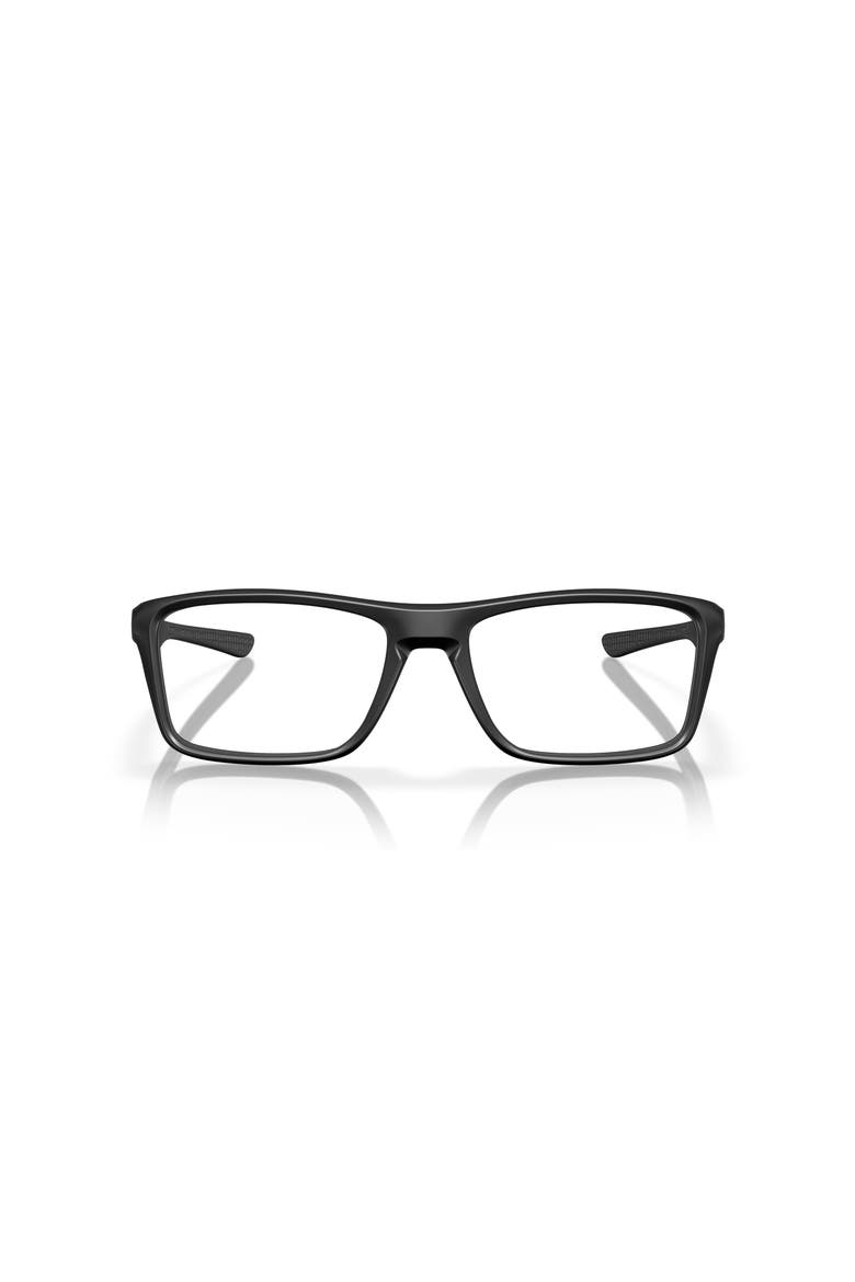 57mm Rectangle optical glasses, Alternate, color, Black