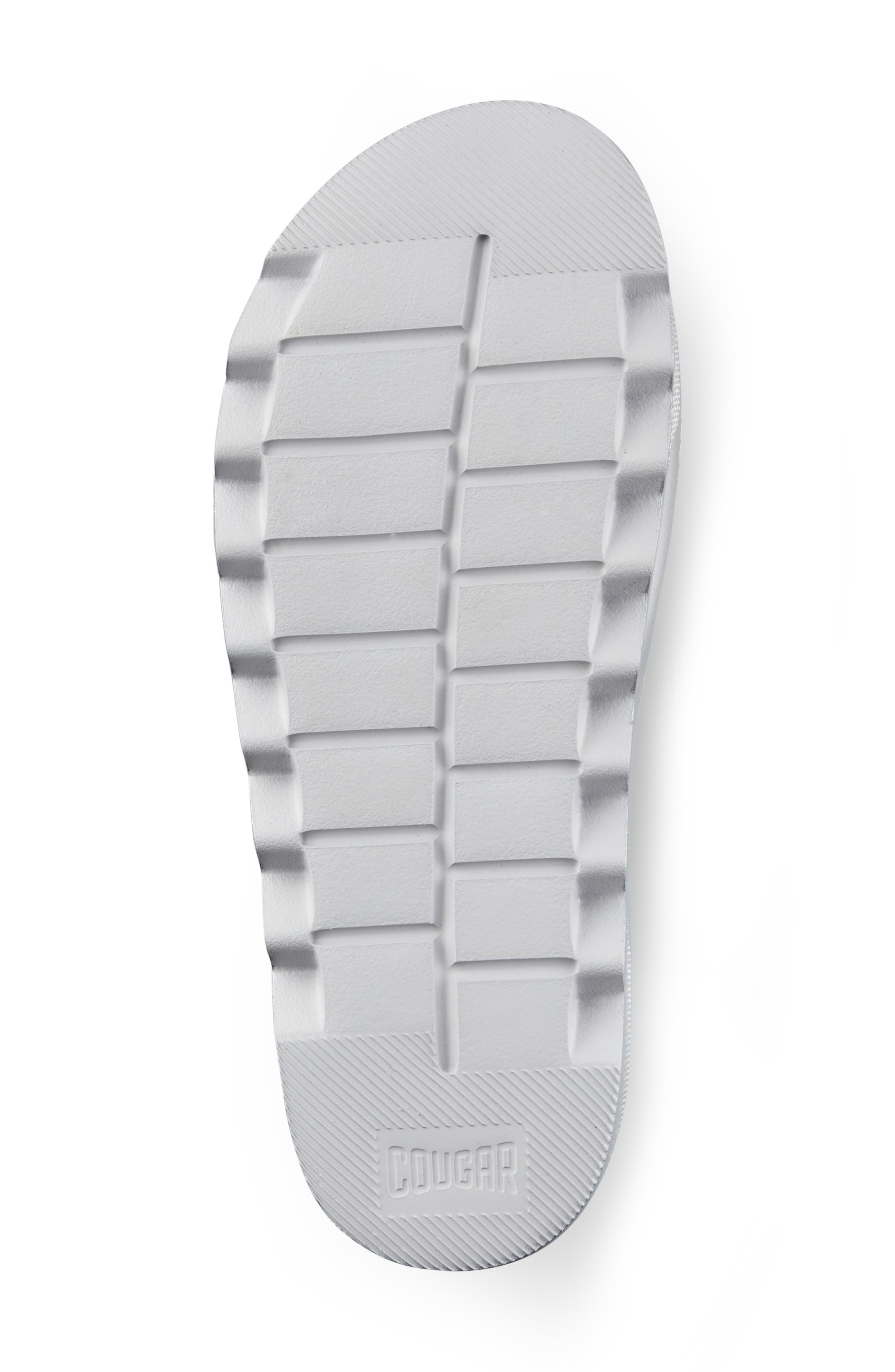 Pool Party Platform Slide Sandal, Alternate, color, SILVER METALLIC