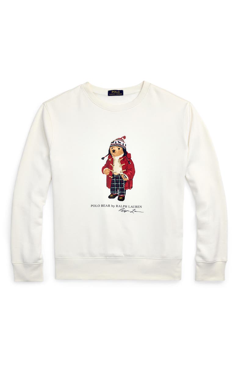 Polo Ralph Lauren Polo Bear Fleece Sweatshirt, Alternate, color, 