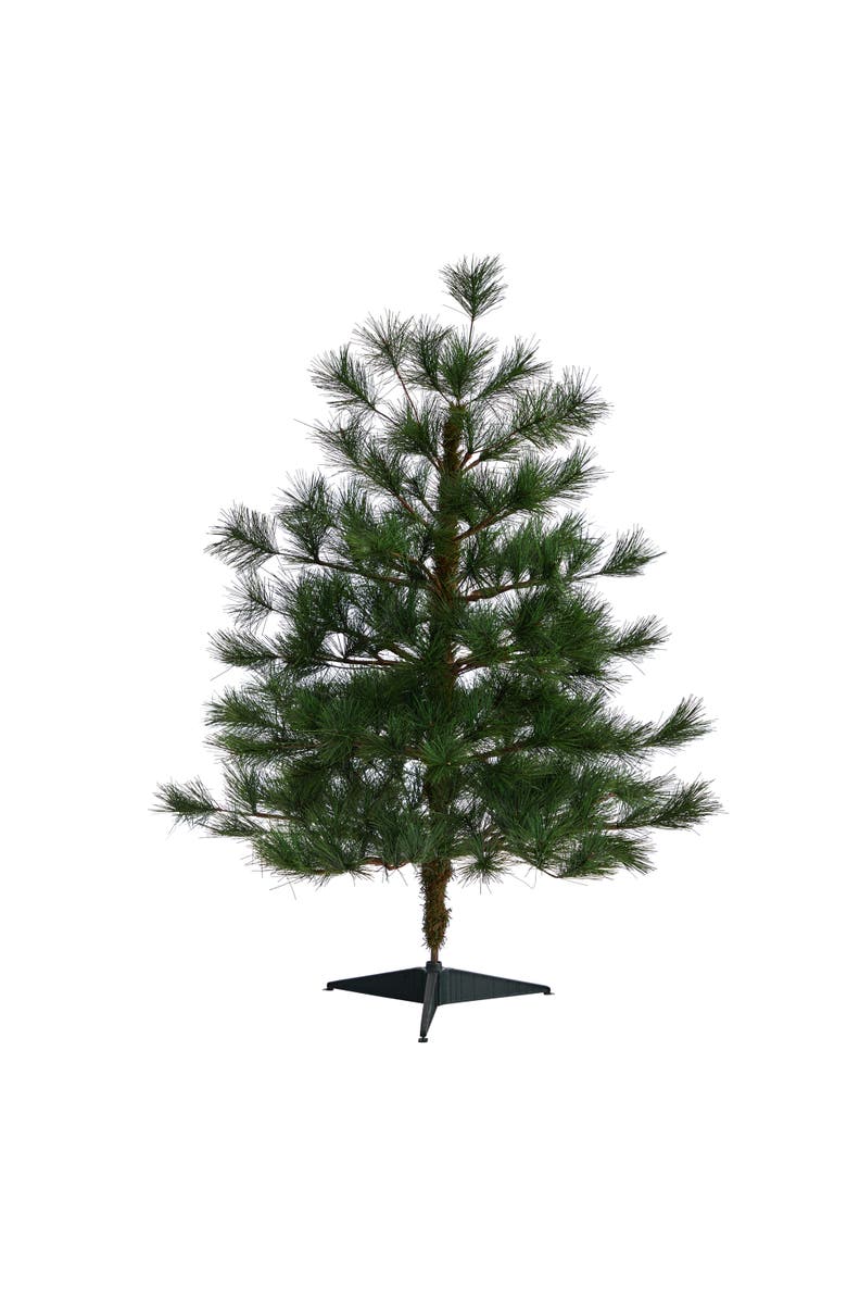 NEARLY NATURAL 3-ft Yukon Mixed Pine Artificial Christmas Tree with 213 Bendable Branches, Main, color, Green