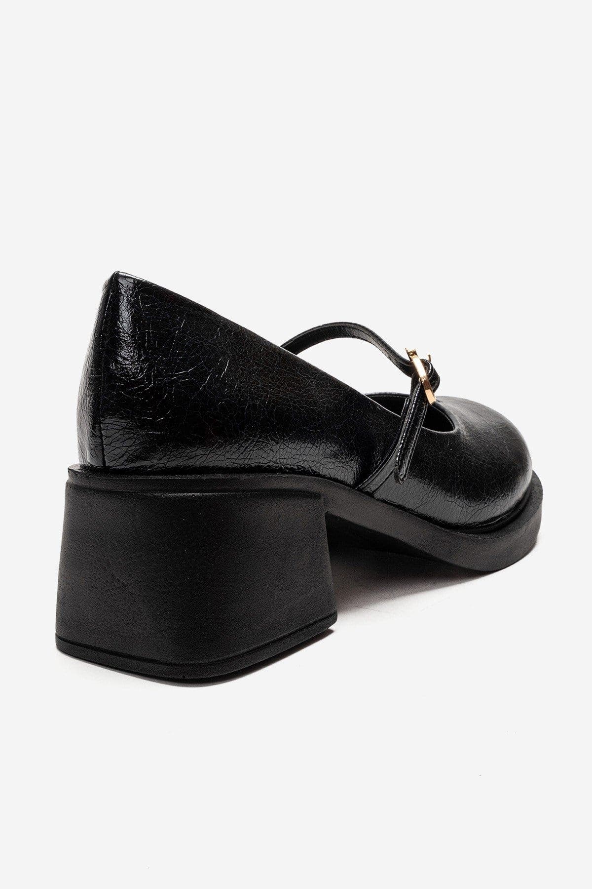 Prologue Shoes Luanda Block Heel Mary Jane Shoes, Alternate, color, Black