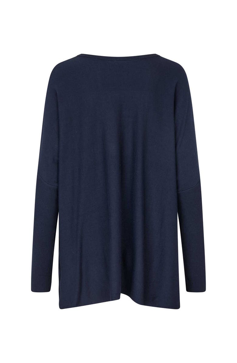 Masai Copenhagen Long Sleeve Round Neck Knit Jumper, Alternate, color, Navy Blazer