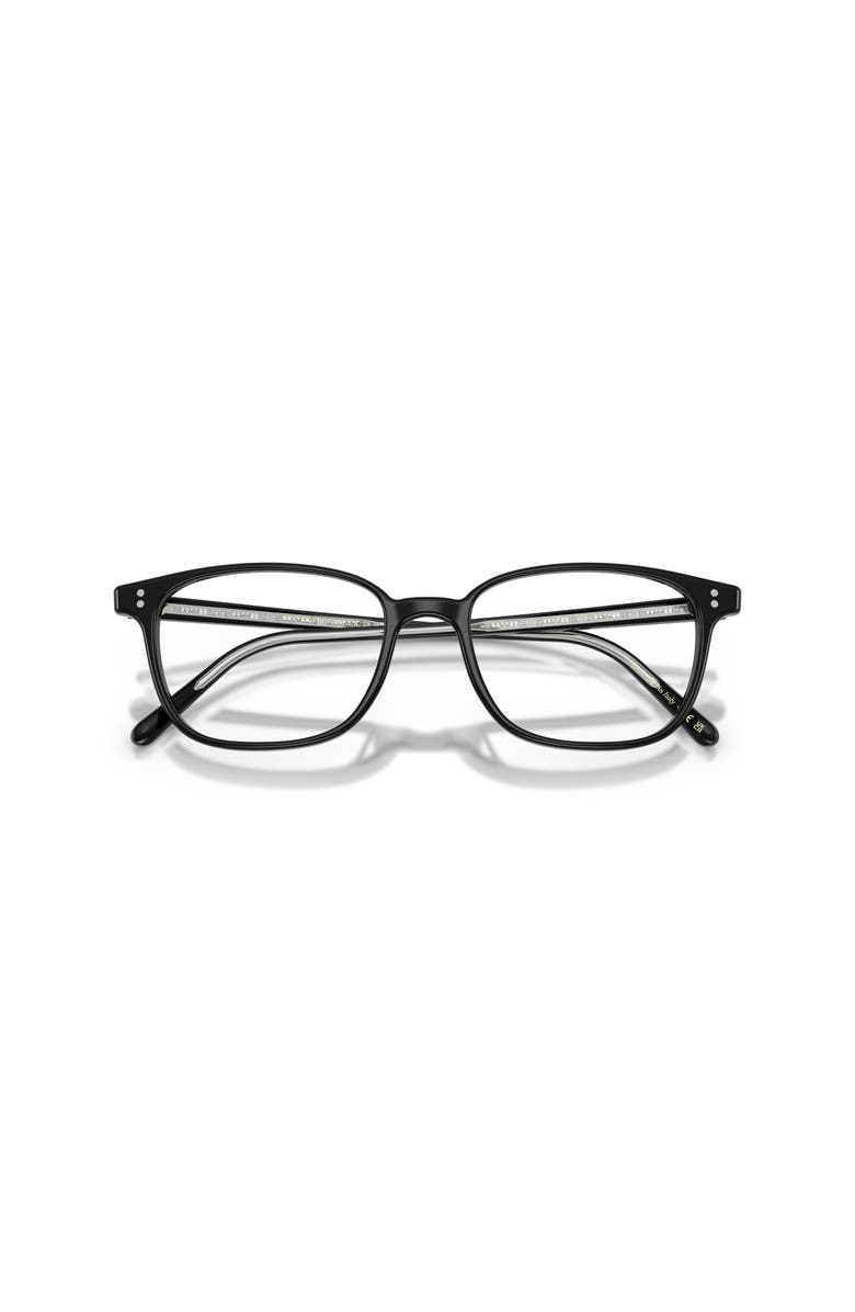 Oliver Peoples 53mm Square optical glasses, Alternate, color, Black
