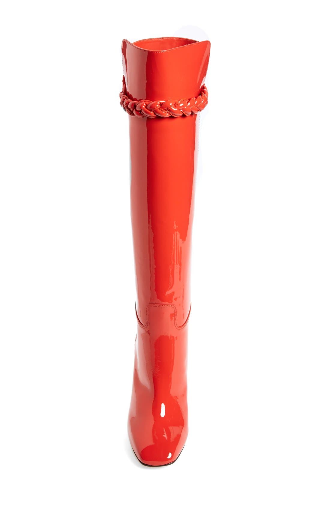 Over the Knee Boot, Alternate, color, ORANGE