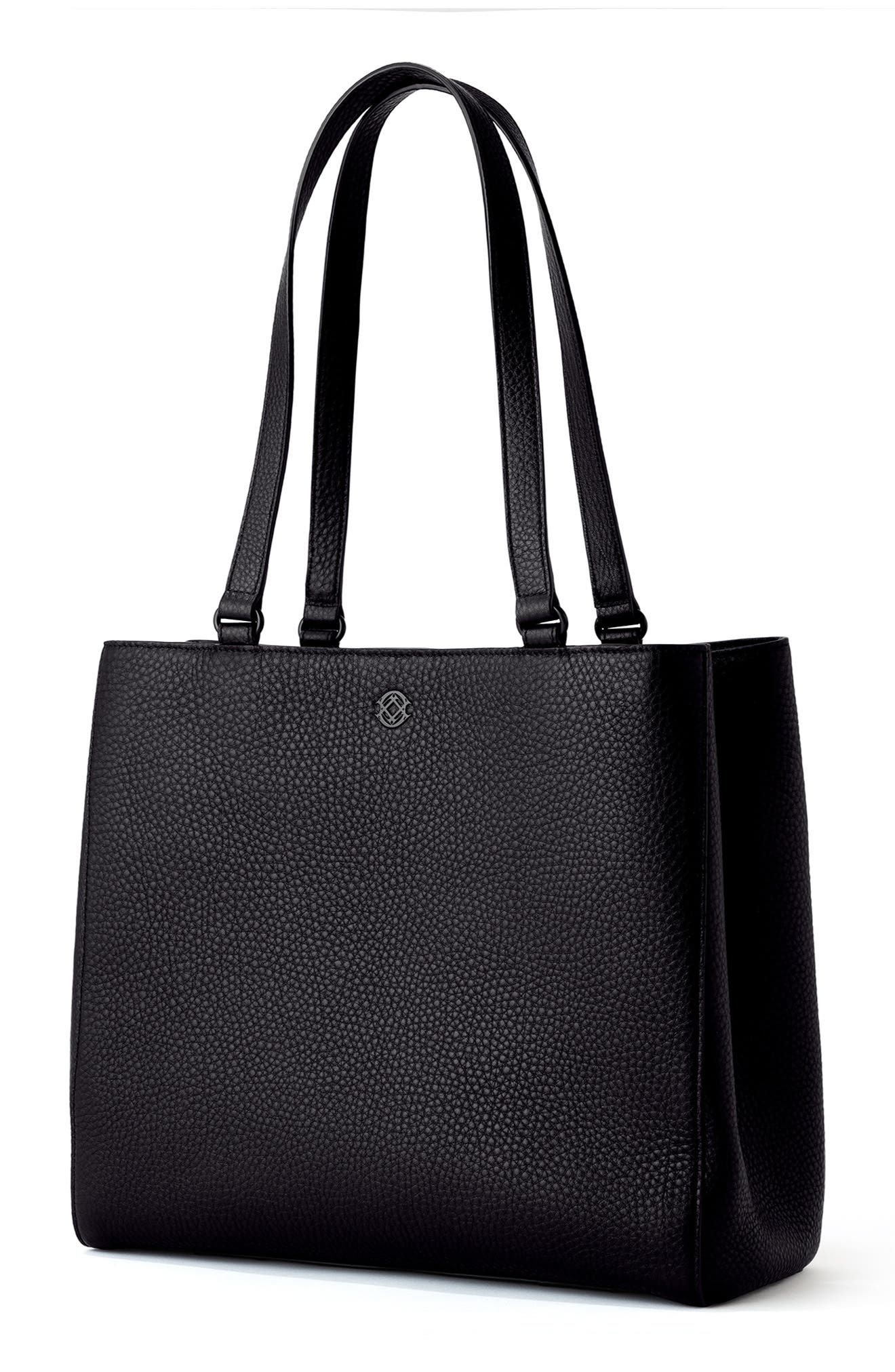Dagne Dover Medium Allyn Leather Tote, Alternate, color, 