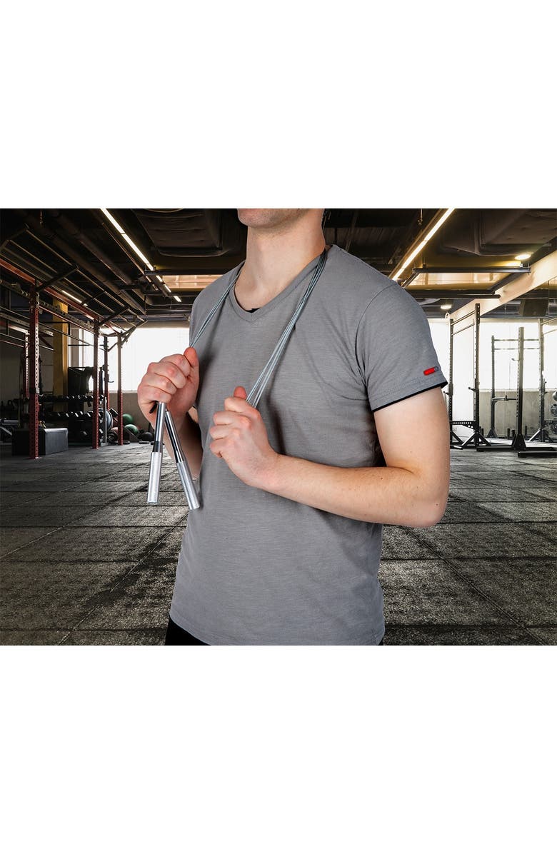 MIND READER Adjustable Rapid Speed Jumping Rope, Alternate, color, 