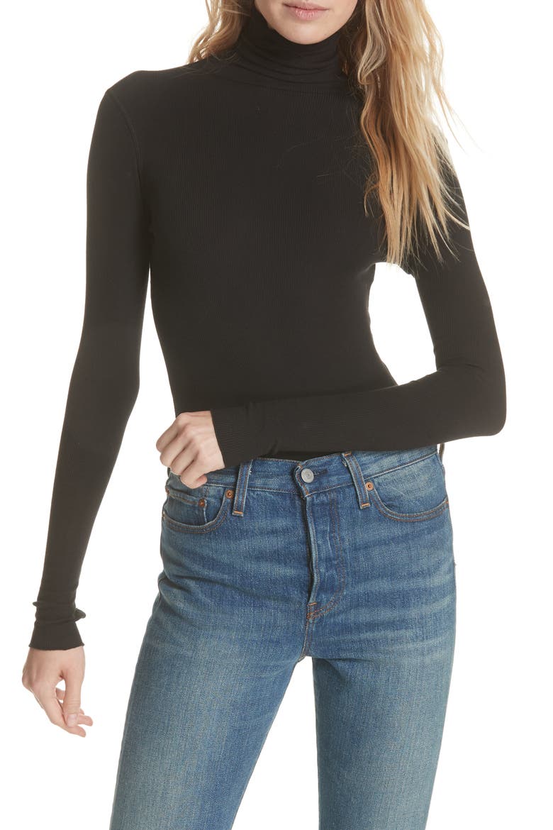 That Classic Girl Bodysuit, Main, color, BLACK