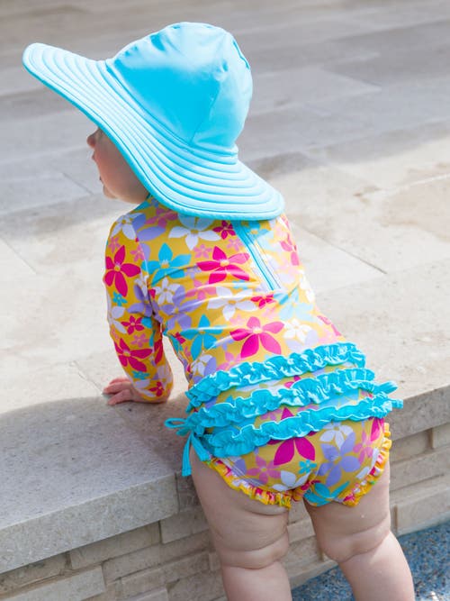 Rufflebutts Girls Upf50+ Sun Protected Swim Hat
