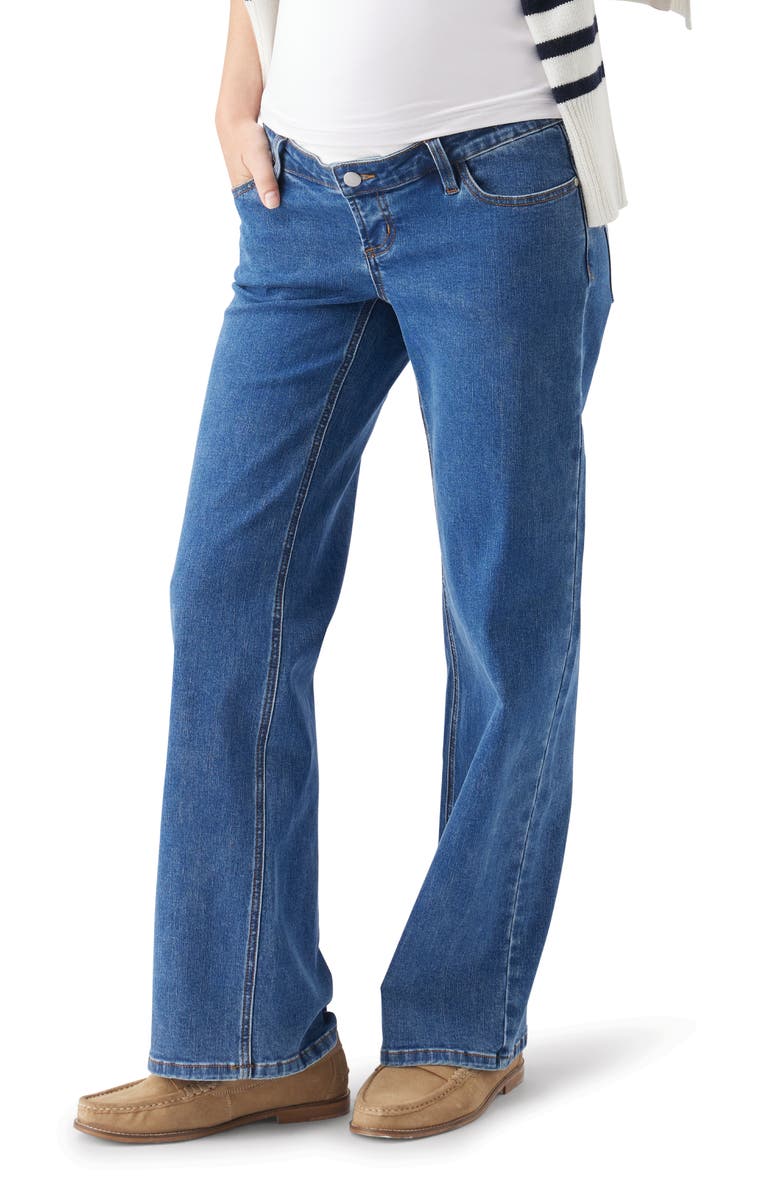 Ripe Maternity Miller Over Bump Jean, Alternate, color, True Blue