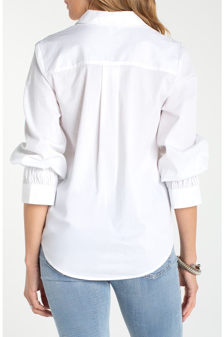 Adjustable Sleeve Shirt, Alternate, color, WHITE