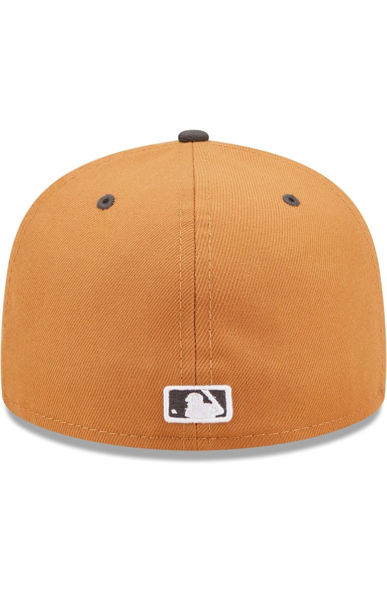 New Era Men's New Era Brown/Charcoal New York Yankees Two-Tone Color Pack 59FIFTY Fitted Hat, Alternate, color, 