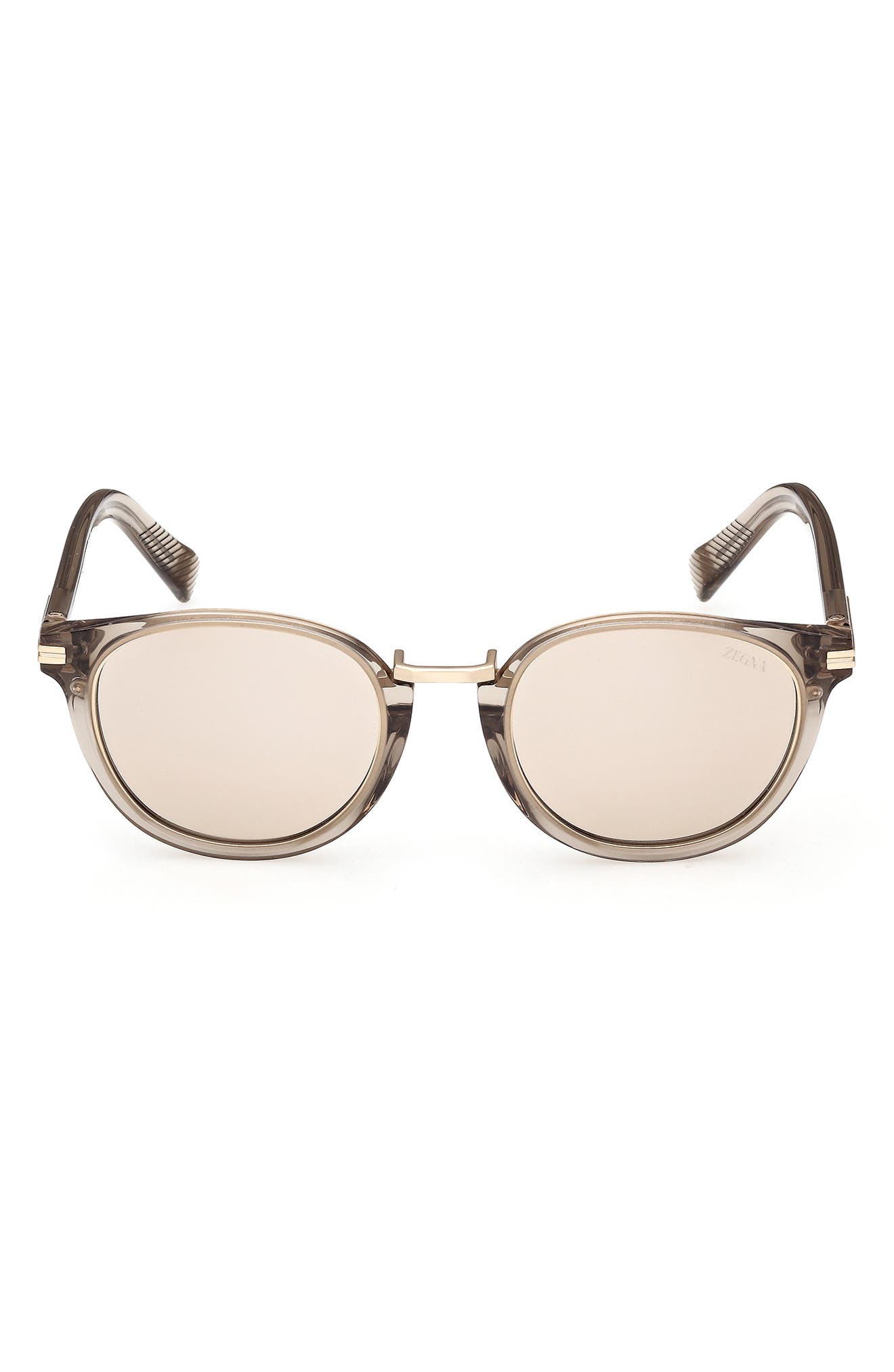 OYSTER/ PALE GOLD TRIM/ BROWN