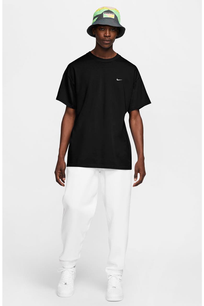 NikeLab Crewneck T-Shirt, Alternate, color, BLACK/ WHITE