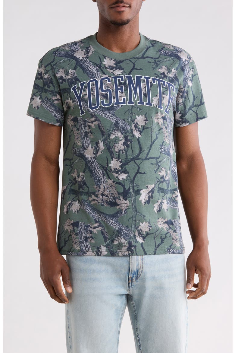 Yosemite Camo T-Shirt, Main, color, CAMO AOP