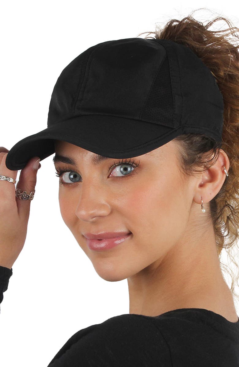 David & Young Active Ponyflo Solid Cap, Alternate, color, 