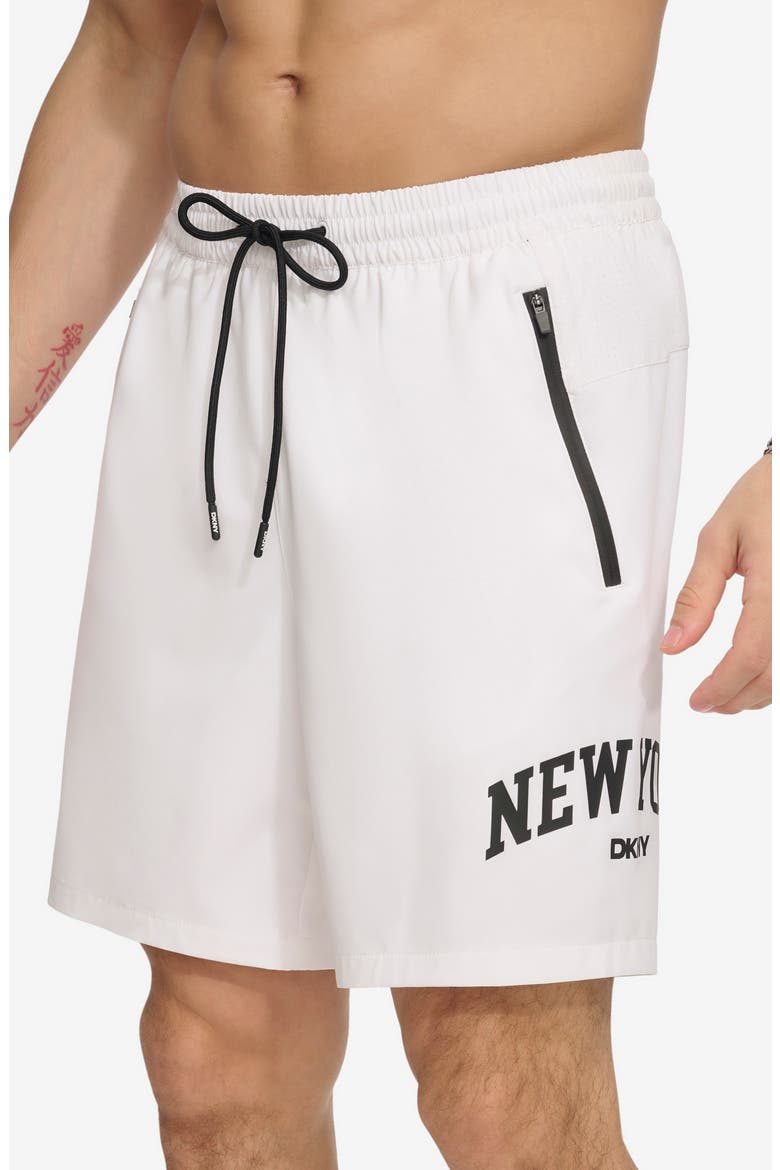 NY Core Volley Swim Trunks, Main, color, WHITE
