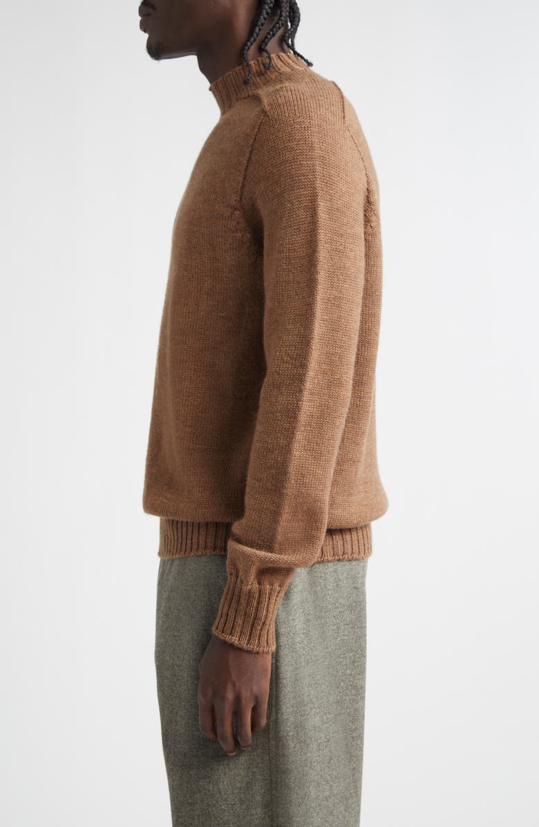 De Bonne Facture Countryside Wool Sweater, Alternate, color, Hazelnut