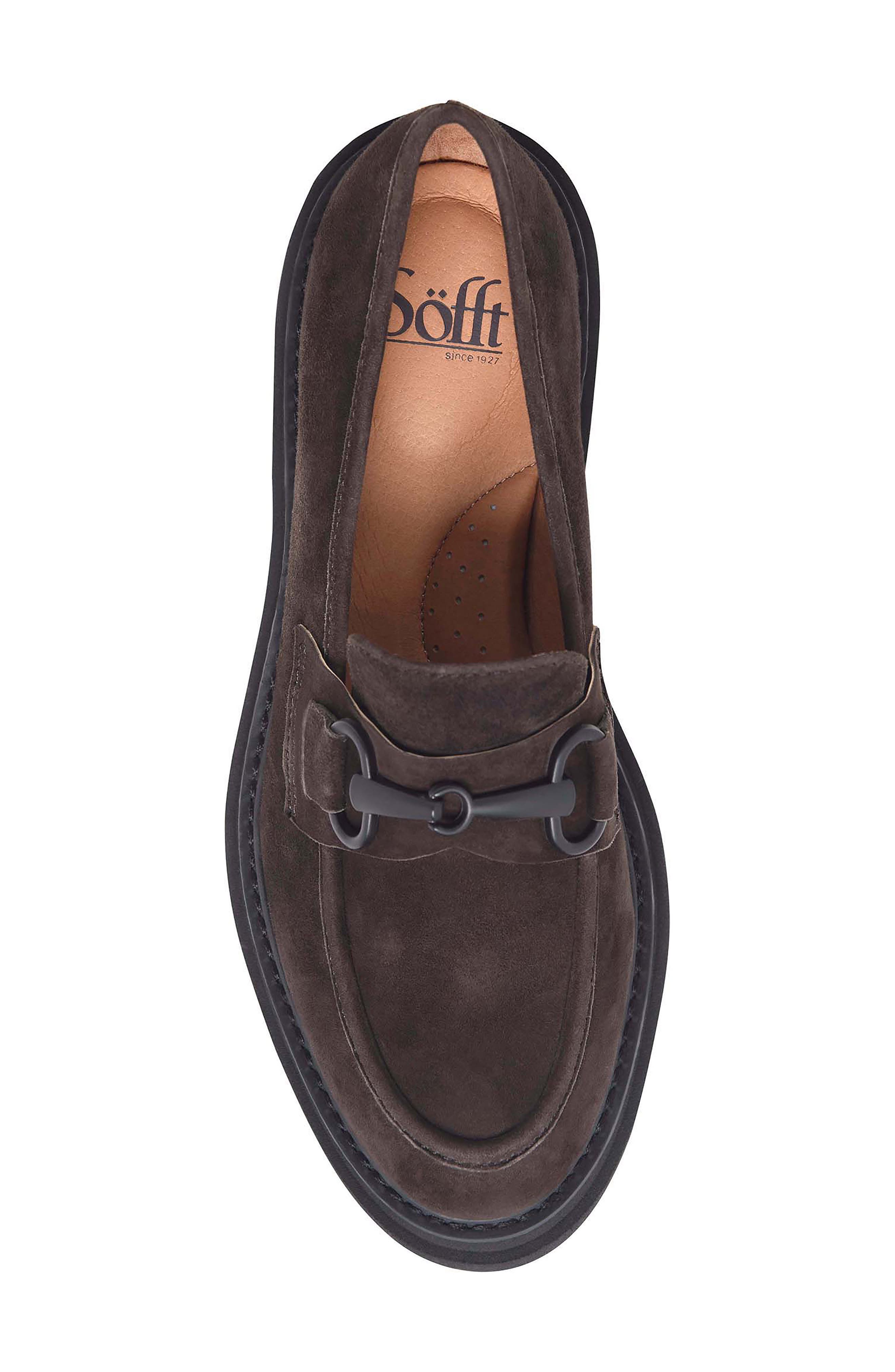 Söfft Satara Platform Bit Loafer, Alternate, color, Chocolate