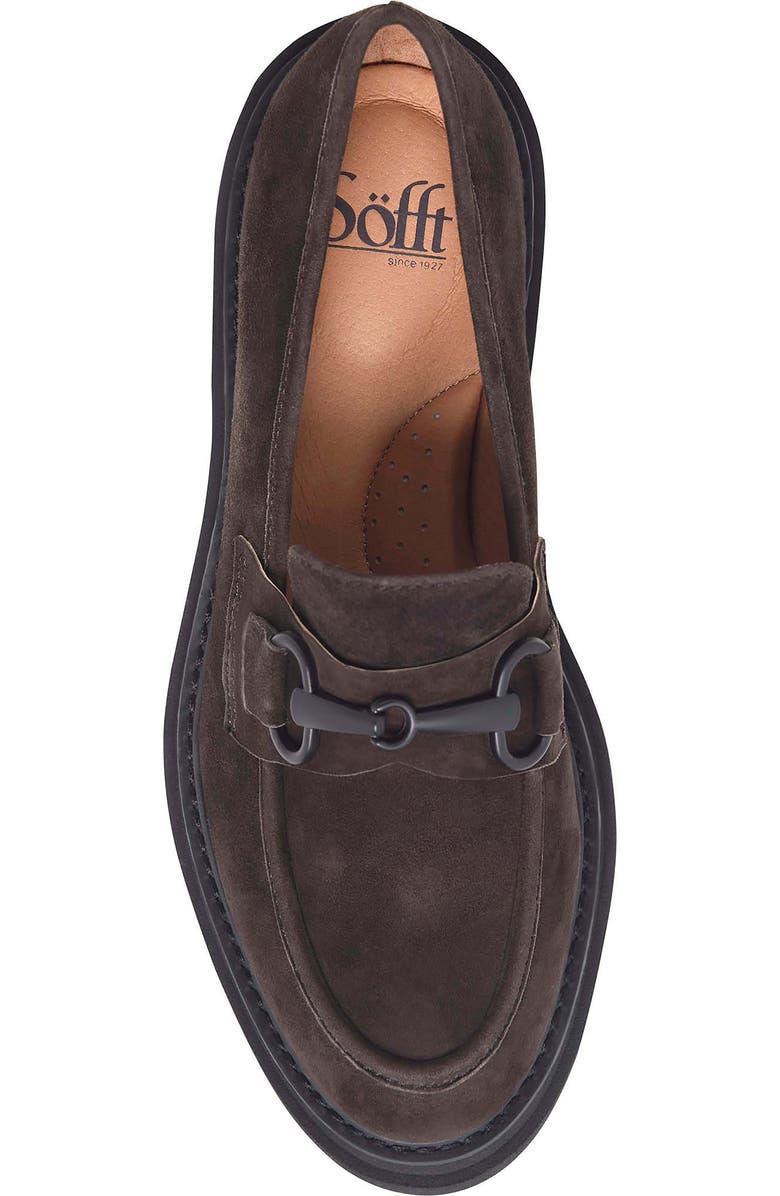 Söfft Satara Platform Bit Loafer, Alternate, color, Chocolate