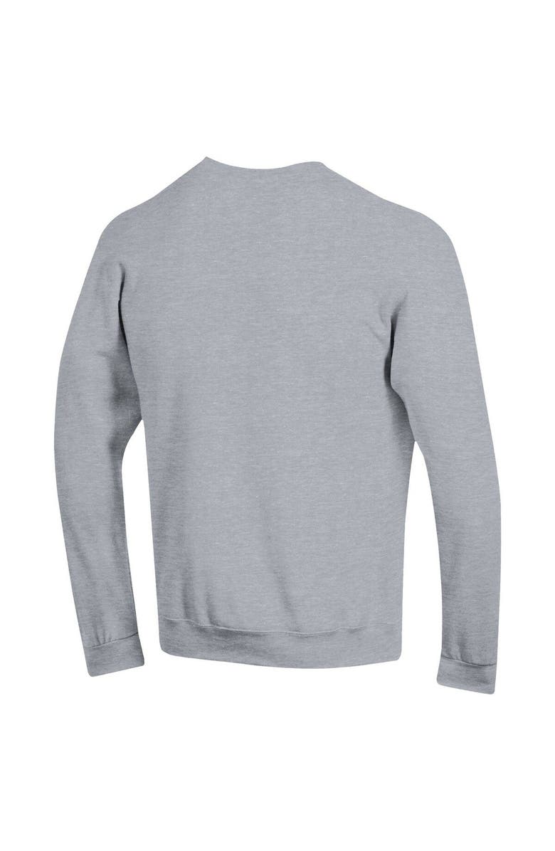 Champion Men's Champion Heather Gray Harvard Crimson High Motor Pullover Sweatshirt, Alternate, color, Heather Gray