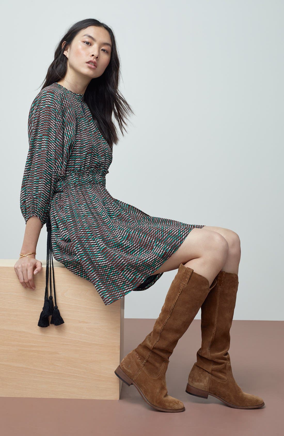 Frye 'Cara' Tall Boot, Alternate, color, 