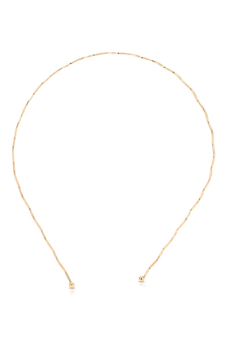 Zigzag Headband, Alternate, color, GOLD