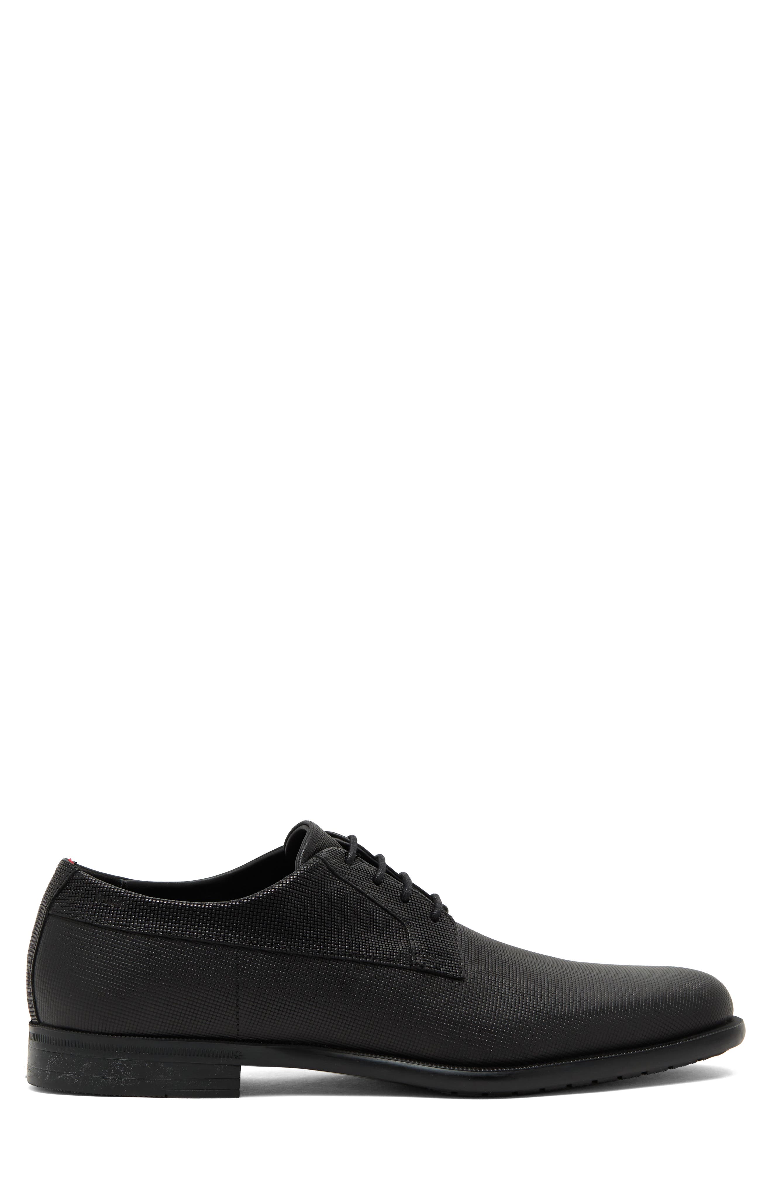 BOSS Kyron Leather Derby, Alternate, color, Blk