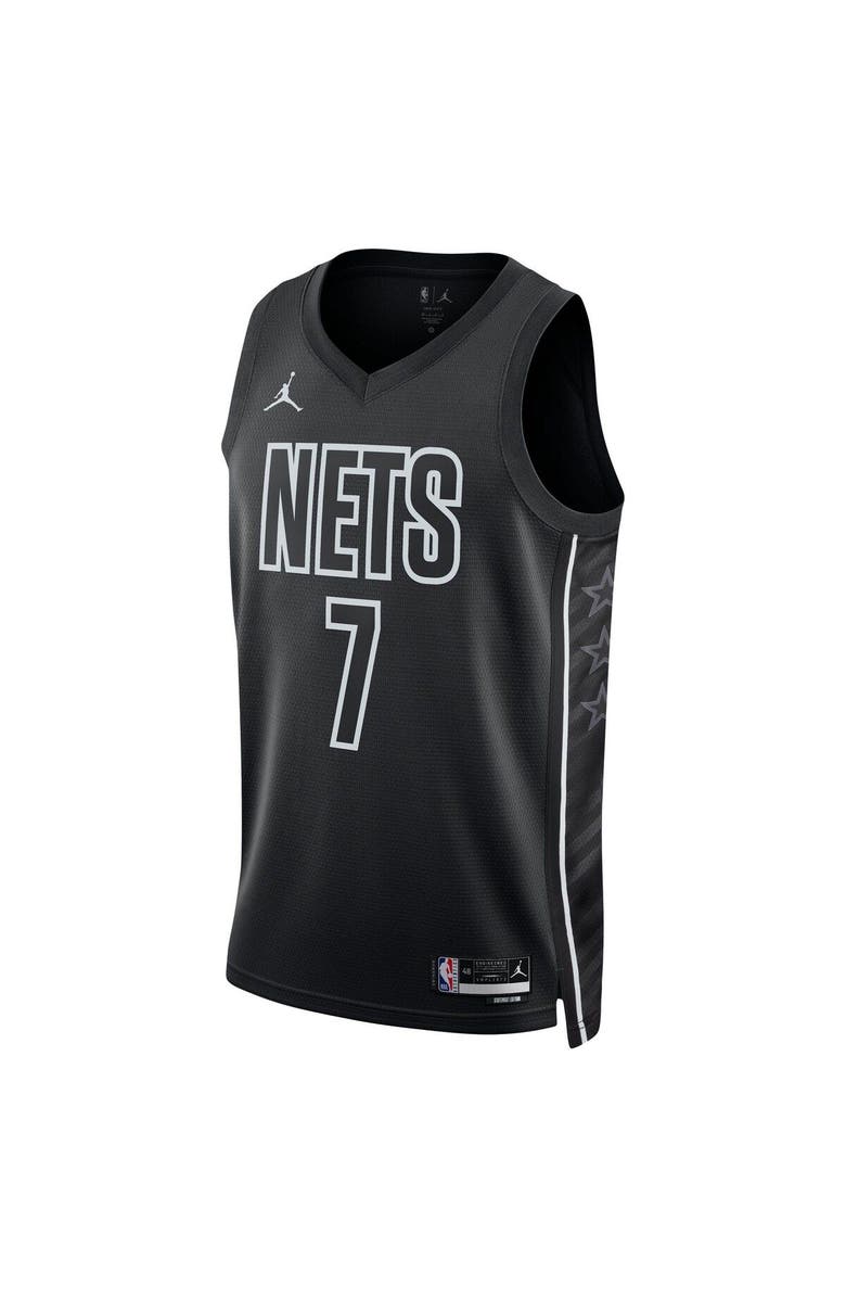 Jordan Brand Unisex Jordan Brand Kevin Durant Black Brooklyn Nets Swingman Jersey - Statement Edition, Alternate, color, 